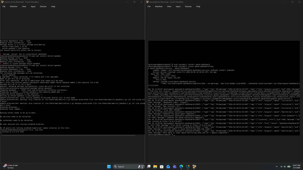 Mini SOC Lab (Wazuh SIEM) screenshot 2